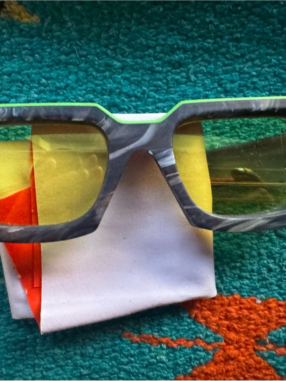 RETROSUPERFUTURE x A-COLD-WALL* “Caro ACW IV” Volt Yellow Sunglasses-NEW